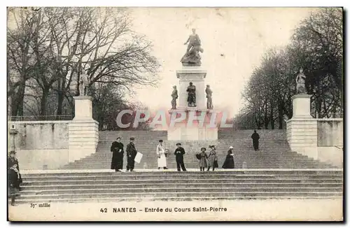 Cartes postales Nantes Enree du Cours Saint Pierre