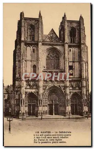 Cartes postales Nantes La Cathedrale