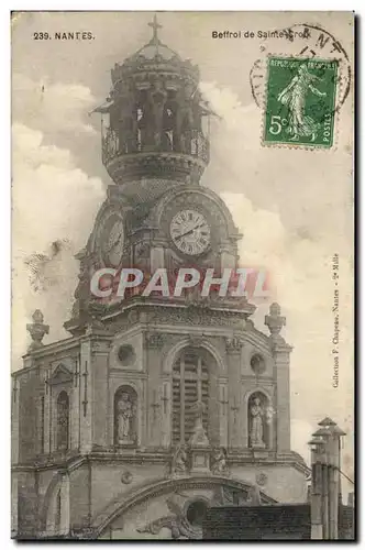 Cartes postales Nantes Beffroi de Sainte Croix