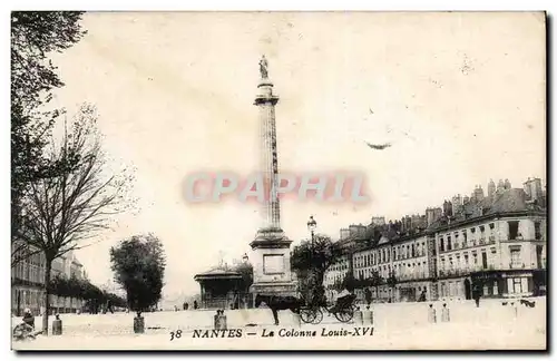 Cartes postales Nantes La Colonne Louis XVI