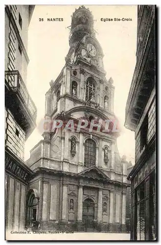 Cartes postales Nantes Eglise St Croix