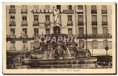 Cartes postales Nantes La Place Royale