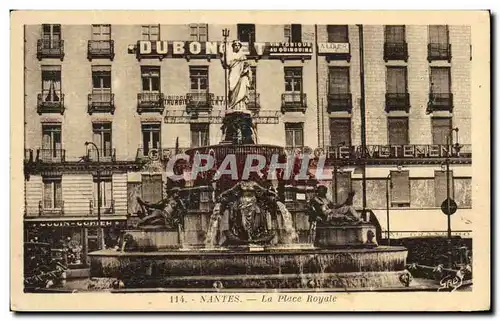 Cartes postales Nantes La Place Royale