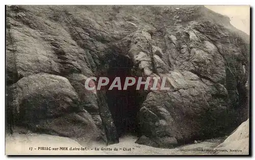 Ansichtskarte AK Piriac sur Mer La Grotte du Chat