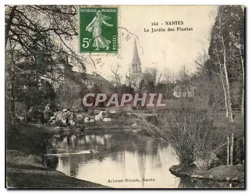 Cartes postales Nantes Le Jardin des Plantes