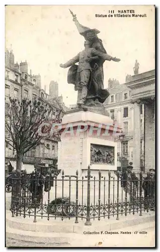 Cartes postales Nantes Statue de Villebois Mareuil