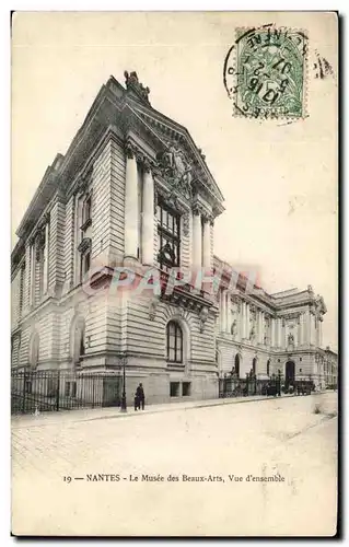 Cartes postales Nantes Le musee des Beaux Arts Vue D ensemble