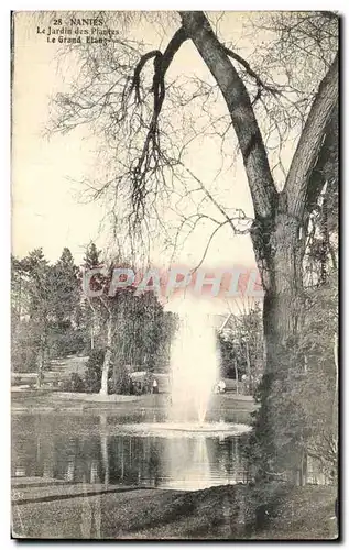 Ansichtskarte AK Nantes Le Jardin des Plantes Le Grand etang