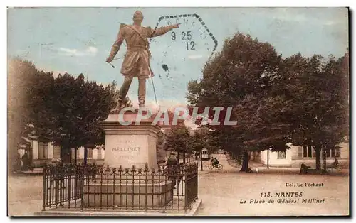 Ansichtskarte AK Nantes La Place du General Mellinet