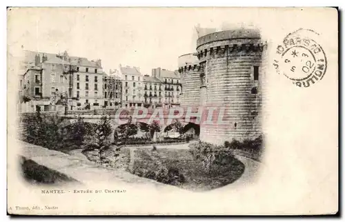 Cartes postales Nantes Entree Du Chateau