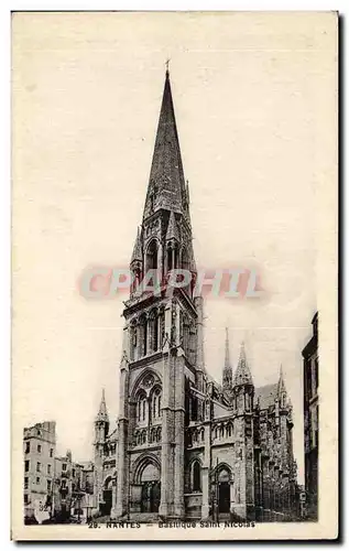 Cartes postales Nantes Basllique Saint Nicoias