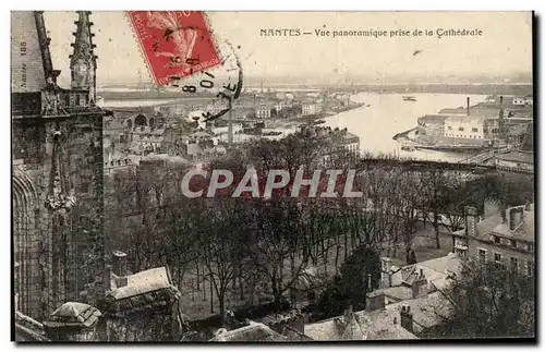 Cartes postales Nantes Vue Panoramique Prise de la Cathedrale