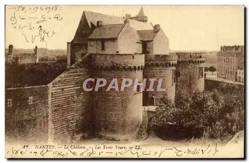 Cartes postales Nantes Le Chateau Les Trois Tours