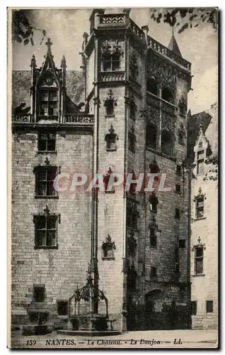 Cartes postales Nantes Le Chateau Le Donjon