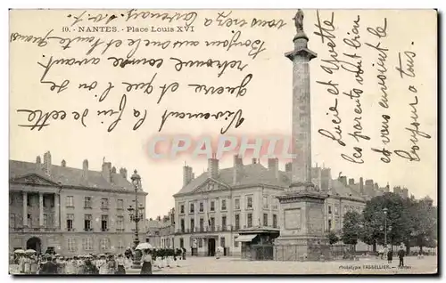 Cartes postales Nantes Place Louis XVI