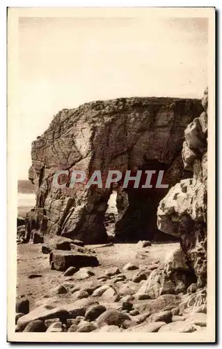 Ansichtskarte AK Quiberon La Cote Sauvage Abche De Port Blanc