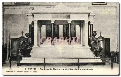 Cartes postales Nantes Le Tombeau du General Lamoriciere