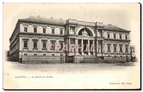 Ansichtskarte AK Nantes Le Palais de Justice