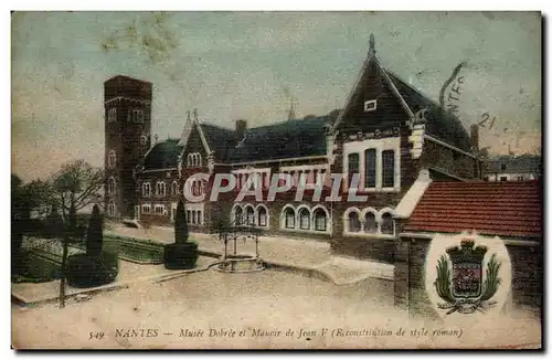 Cartes postales Nantes Musee Dobree et Manoir de Jean V