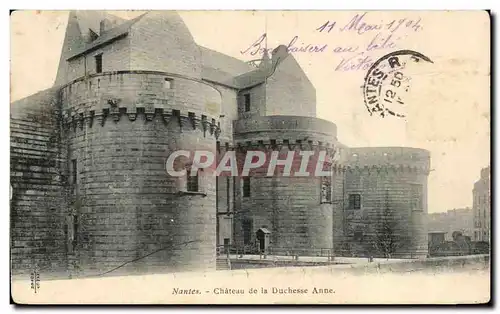 Cartes postales Nantes Chateau de la Duchesse Anne