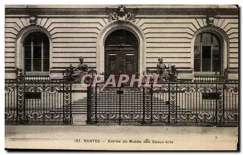 Cartes postales Nantes Entree du Musee des Beaux arts