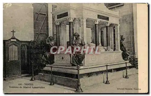 Ansichtskarte AK Nantes Tombeau du General Lamoriciere