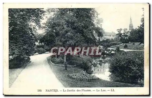 Ansichtskarte AK Nantes Le Jardin des Plantes Le Lac