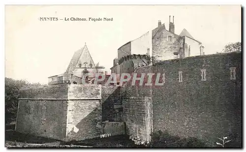 Cartes postales Nantes Le Chateau Facade Nord