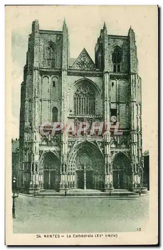 Cartes postales Nantes La Cathedrale (Slecle)