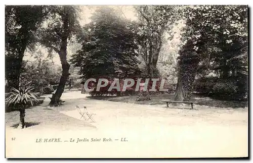 Cartes postales Le Havre Le Jardin Saint Roch