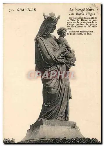 Cartes postales Graville La Vierge Neire The Black Virgin