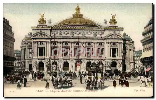 Cartes postales Paris L Opera Academie Nationale de Musique