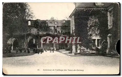 Ansichtskarte AK Interieur de l Abbaye des Vaux De Cernay