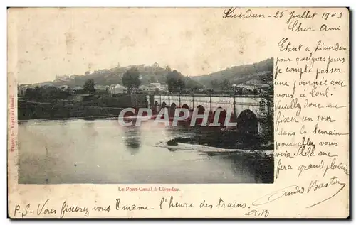 Cartes postales Le Pont Canal a Liverdun