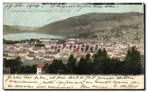 Cartes postales Panorama de Gerardmer et du Lac