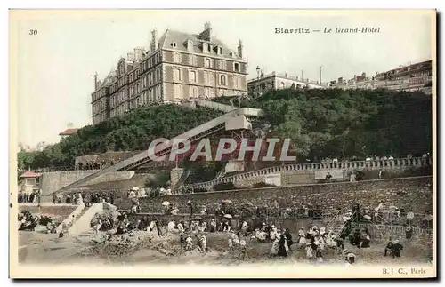 Cartes postales Biarritz Le Grand hotel