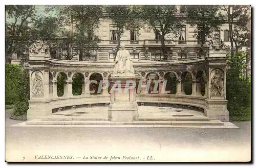 Ansichtskarte AK Valenciennes La Statue de Jeban Froissart