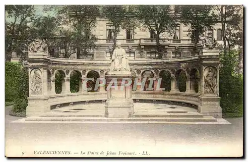 Cartes postales Valenciennes La Statue de Jeban Froissart