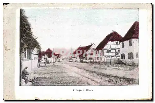 Ansichtskarte AK Village d Alsace