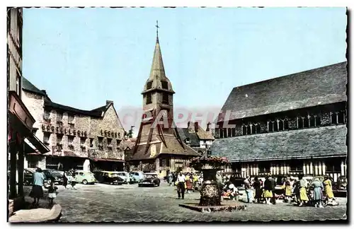 Cartes postales Honfleur (Calvados) La place Sainte Catherine