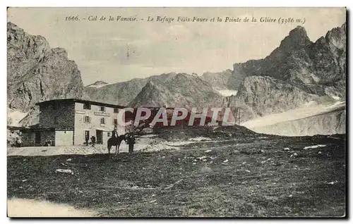 Ansichtskarte AK Col de la vanoise Le Refuge Felix Faure et la Pointe de la Gliere