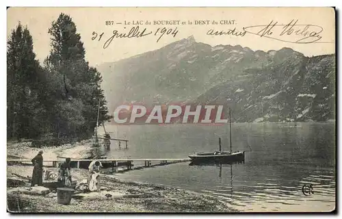 Ansichtskarte AK Le Lac du Bourget et la Dent du Chat