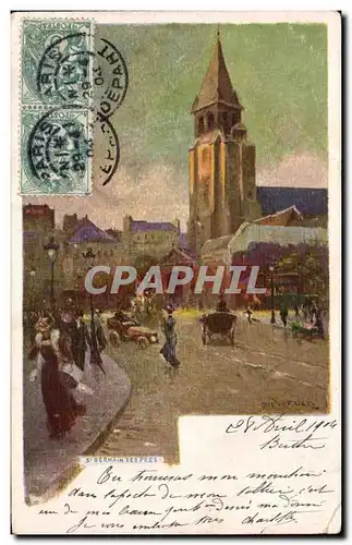 Cartes postales St Germain des Pres Paris