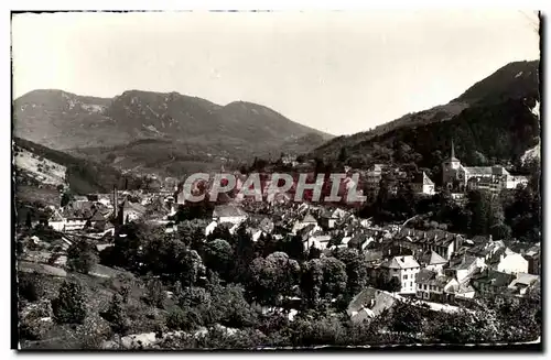 Ansichtskarte AK Salins les Bains Vue generale Le Mont Poupet