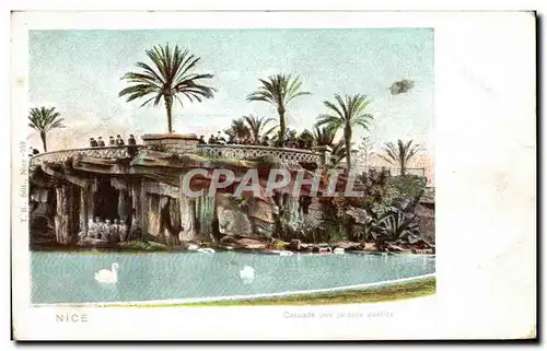 Cartes postales Nice Cascade des Jardins Publics