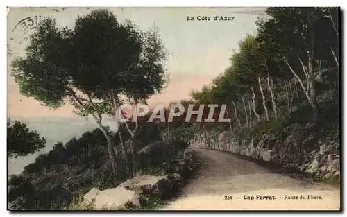 Ansichtskarte AK Cap Ferrat Route du Phare