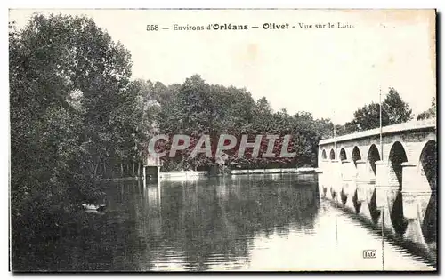 Cartes postales Environs d Orleans Olivet Vue sur le Loire