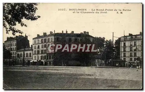 Cartes postales Boulouge Le Rond Point de la Reine et la Chaussee du Pont