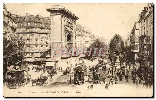 Cartes postales Paris Le Boulevard Saint Denis