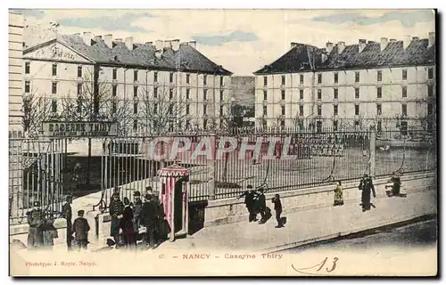 Cartes postales Nancy Caserne Thiry Militaria